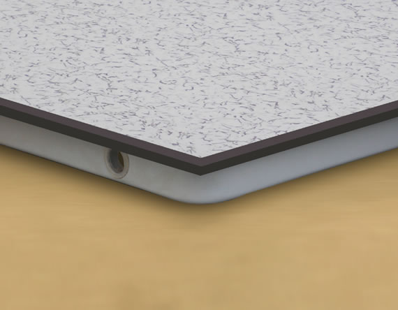 Steel Panel with Anti Static Laminate Top